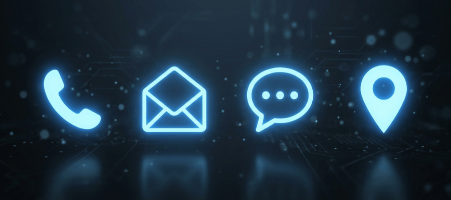 MacRoots Website Contact Forms and Social Media